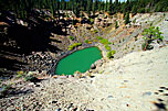 3 Inyo Crater Lake From East