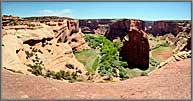 Massacure Rocks and Navajo Fortress.