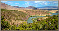 Desert And River Above Gates