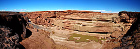 6 Grand Falls With No Flow Of Water Pano