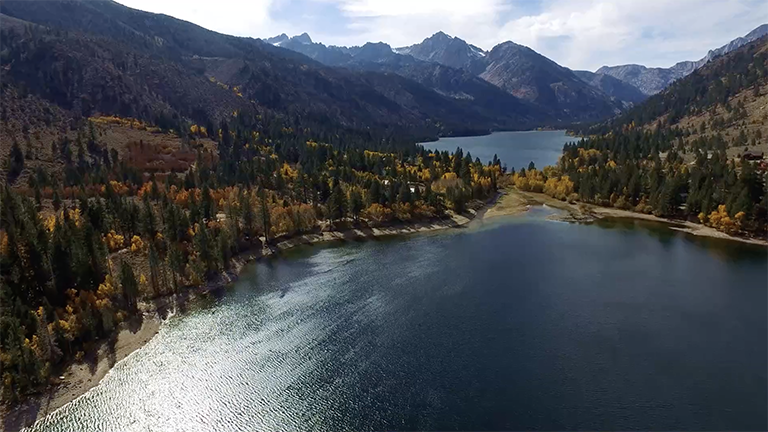 3 Twin Lakes From The Air