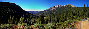 2 Mountain Panorama Near Lower Sardine Lake