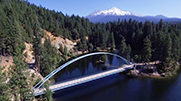 PedestrianBridgeEast&MountShasta