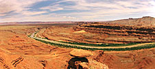 4 Flying Above Mexican Hat Rock And Colorado