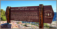 Sign About Canyon History