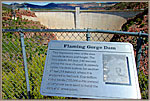 Sign Explains Dam