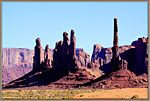 Totem Pole Yei Be Chei by Telephoto Lens.