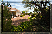 A cool spot to retire at the end of a hot day. . .